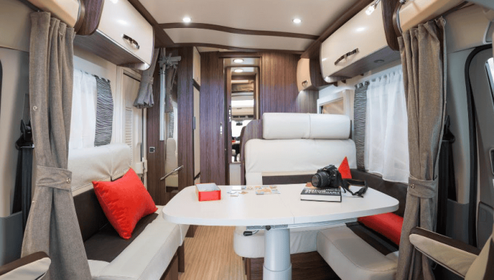 Interior autocaravana